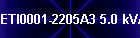 ETI0001-2205A3 5.0 kVA
