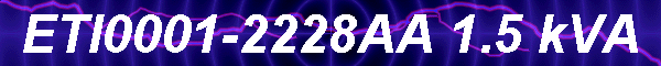 ETI0001-2228AA 1.5 kVA