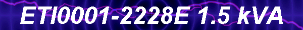 ETI0001-2228E 1.5 kVA