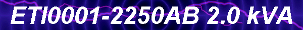ETI0001-2250AB 2.0 kVA