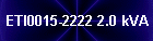 ETI0015-2222 2.0 kVA