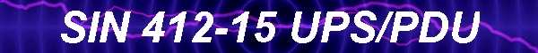 SIN 412-15 UPS/PDU