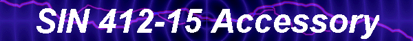 SIN 412-15 Accessory