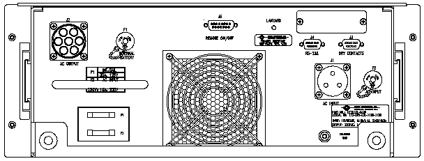 ETI0001-2239 Rugged UPS Rear Paenl Layout